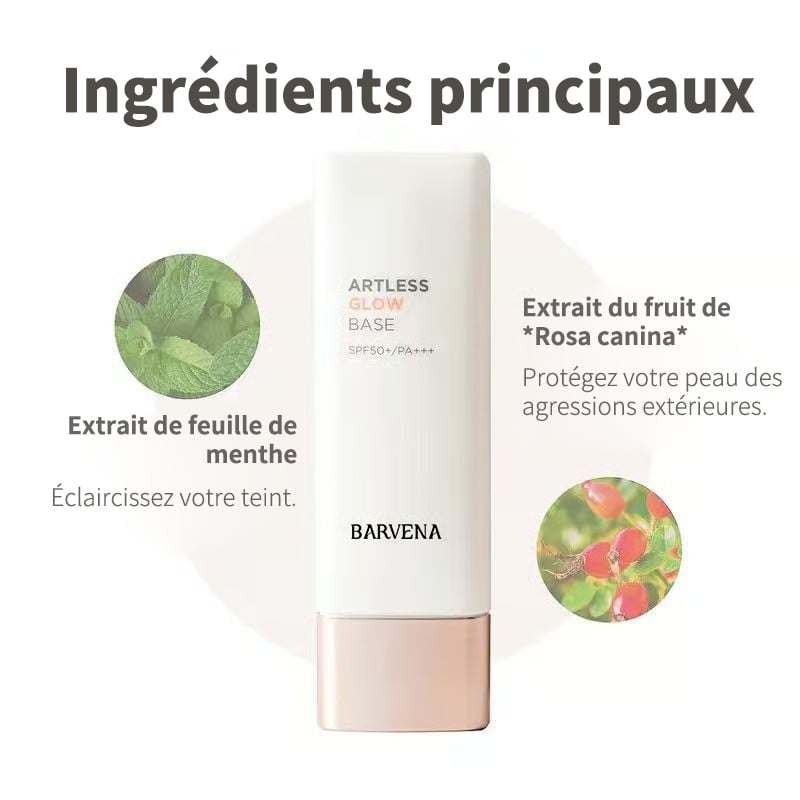 ✨Artless Glow Base – Votre base miracle tout-en-un avec FPS 50+ PA++++